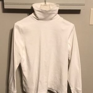 White turtle neck